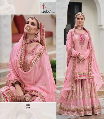 Beautiful designer sharara suit