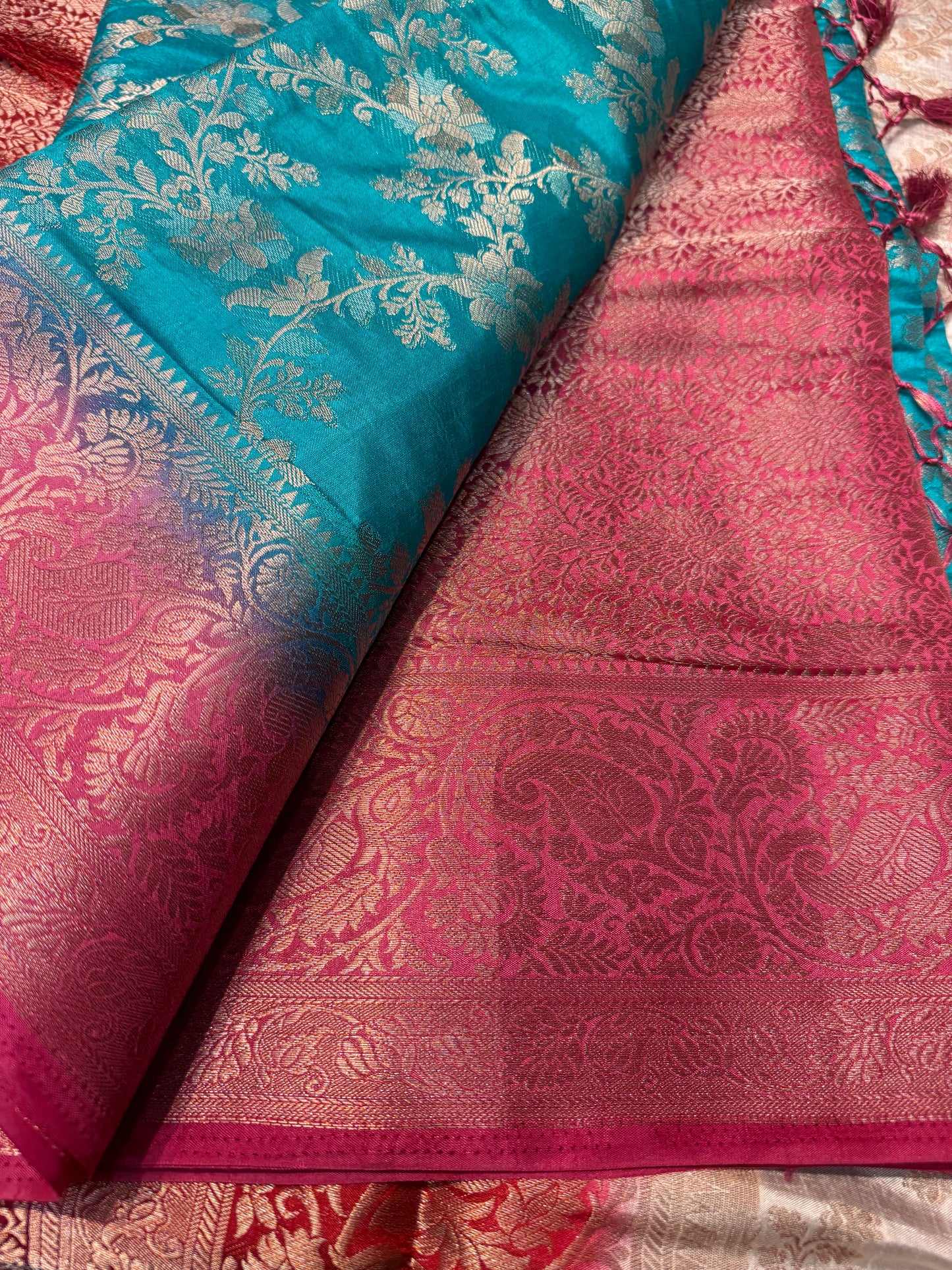 Beautiful designer silk saree