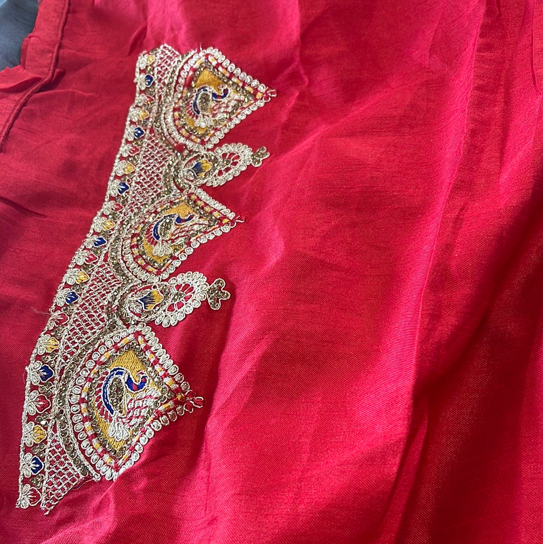 Beautiful designer silk saree