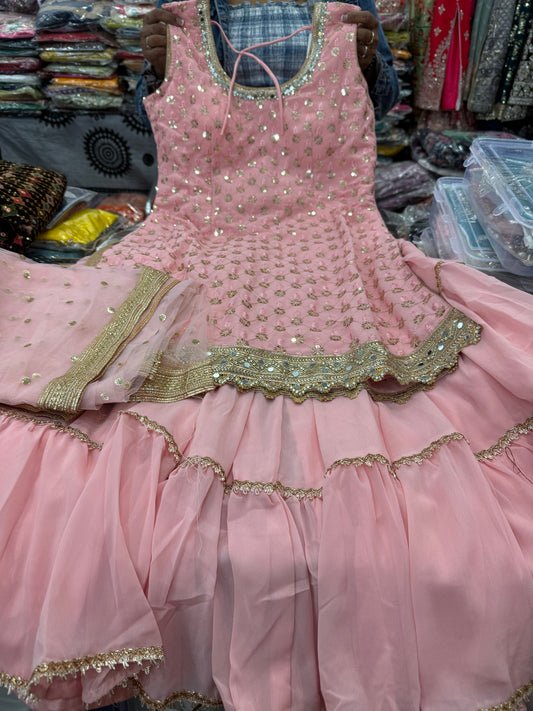 Beautiful designer sharara suit