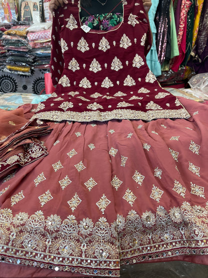 Beautiful designer sharara suit