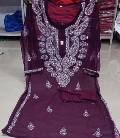 Beautiful designer mirror Kurti