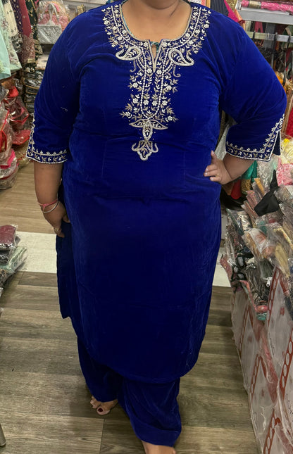 Beautiful designer plazo suit