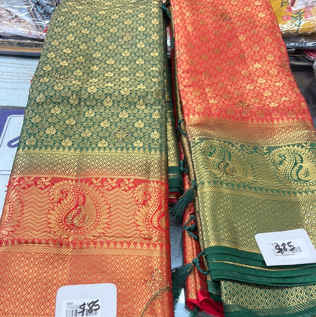 Beautiful designer silk saree