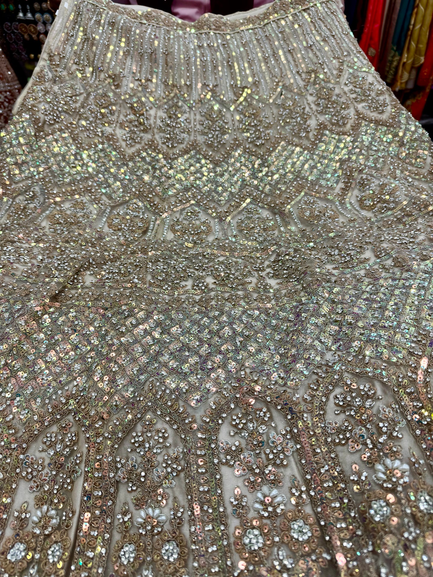Beautiful designer heavily embroidery lengha choli