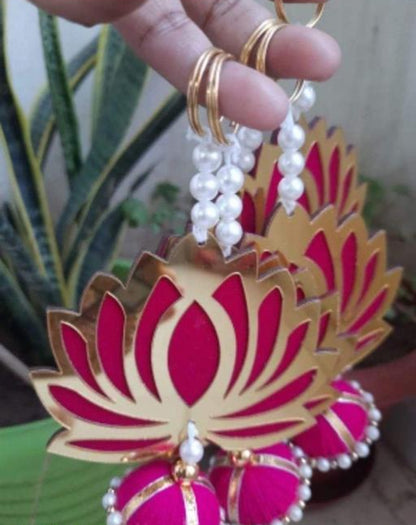 Beautiful designer set of 6 pieces lotus hangings