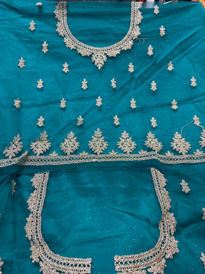 Beautiful designer heavily embroidery lengha choli