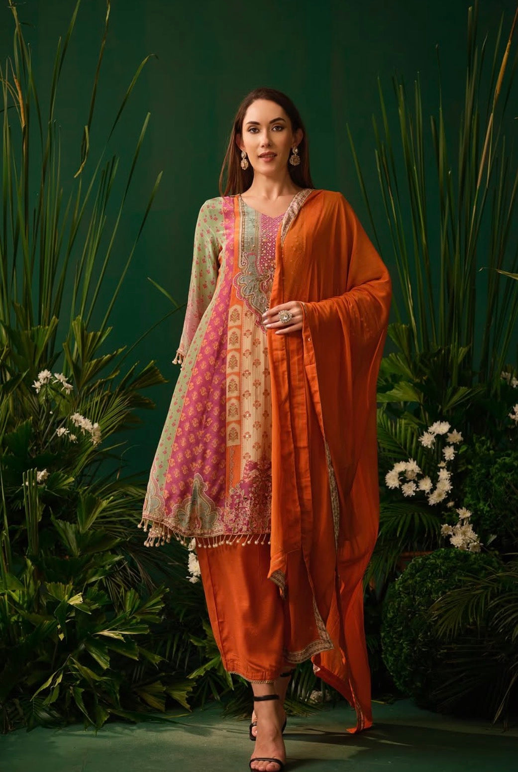 Beautiful designer anarkali suit