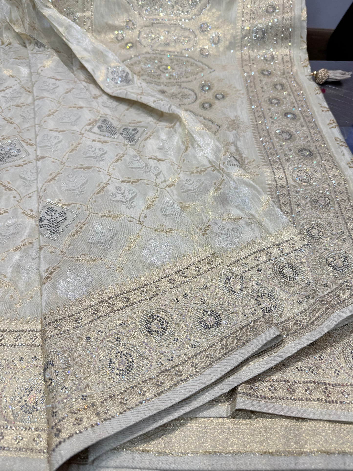 Beautiful designer pure silk saree