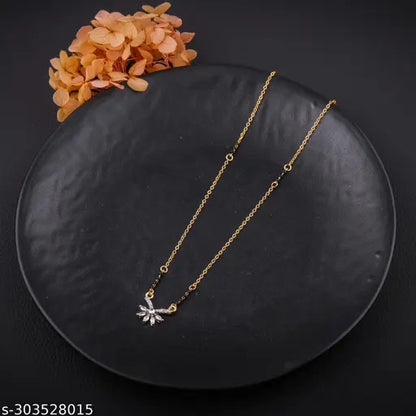 Beautiful designer American diamond mangalsutra