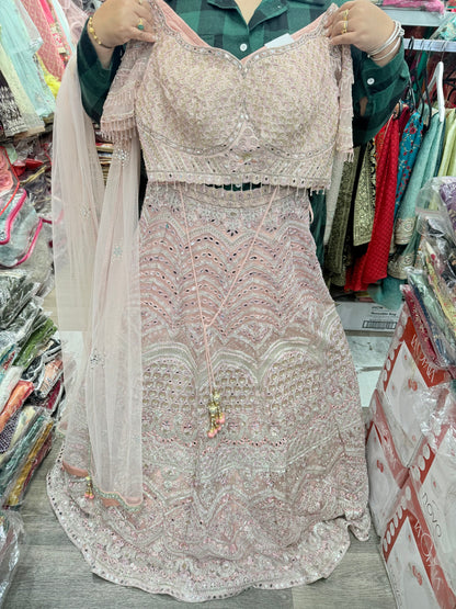 Beautiful designer heavily embroidery lengha choli