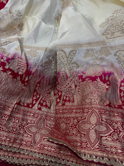 Beautiful designer pure silk saree