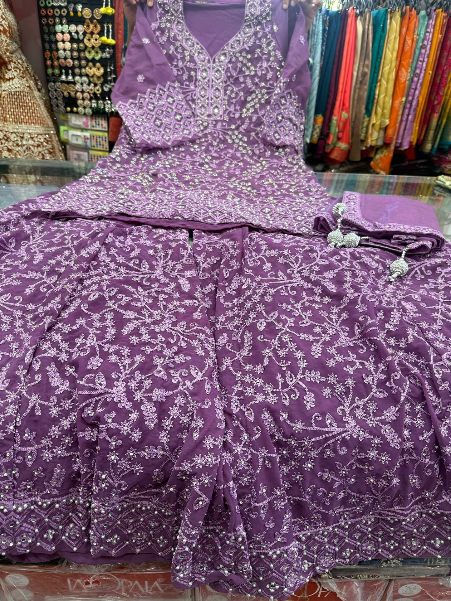 Beautiful designer sharara suit
