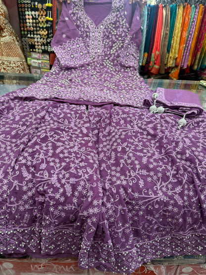 Beautiful designer sharara suit