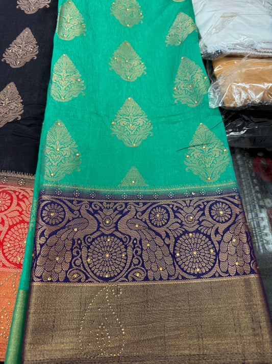 Beautiful designer silk saree