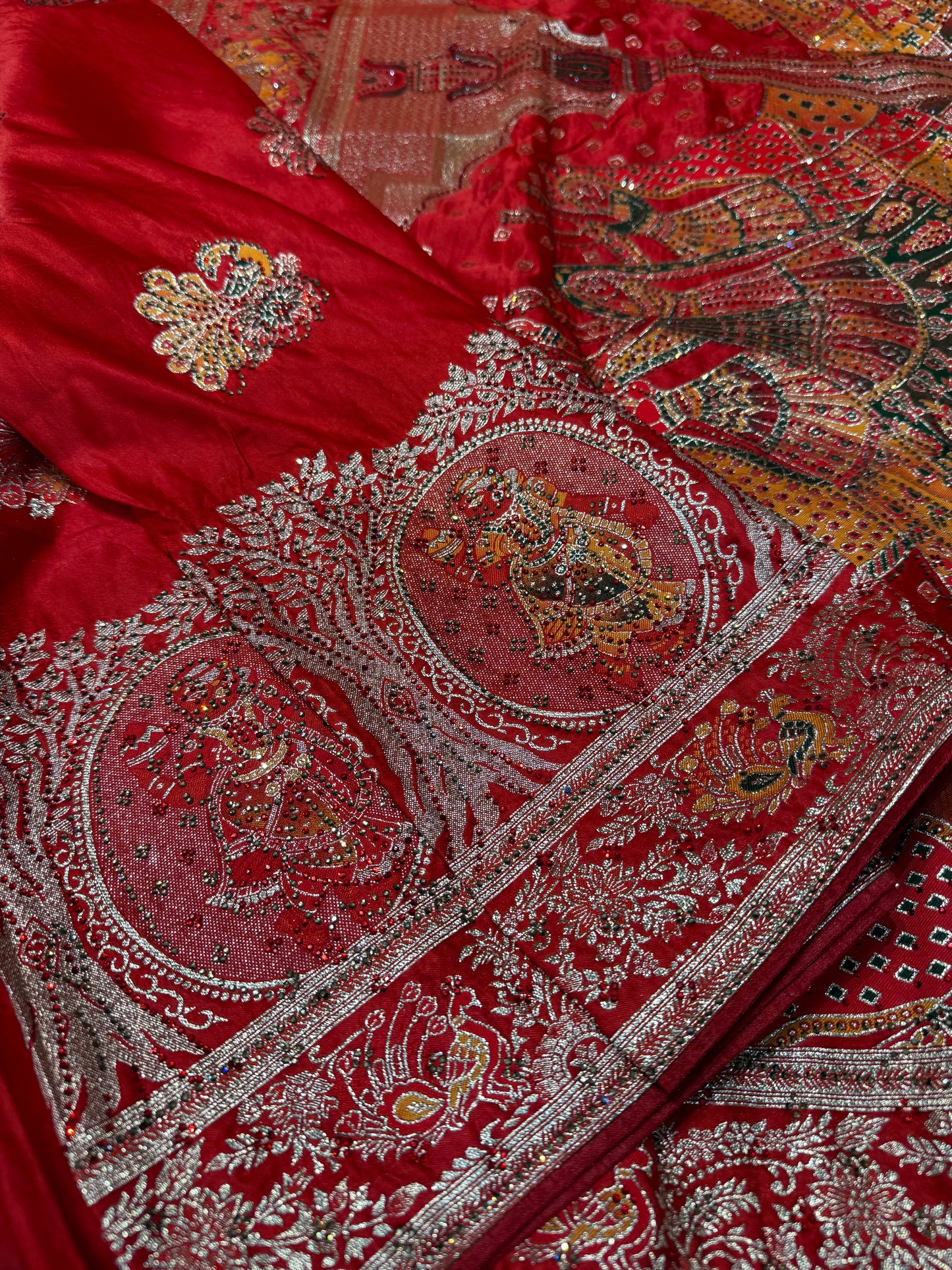 Beautiful designer pure silk saree