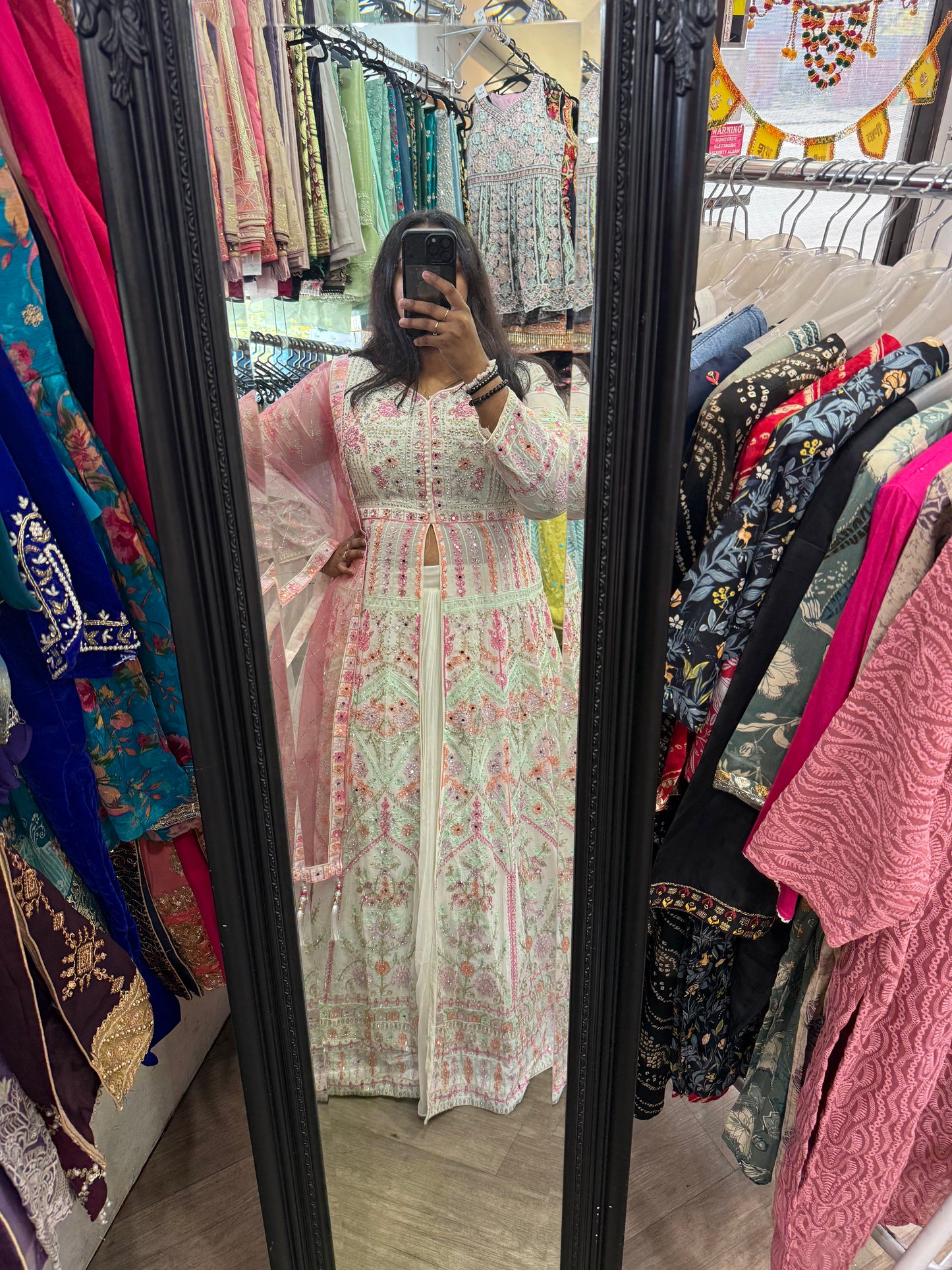 Beautiful designer long top lengha choli