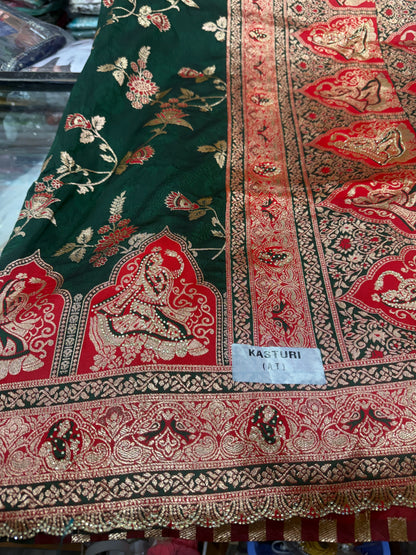 Beautiful designer pure silk saree