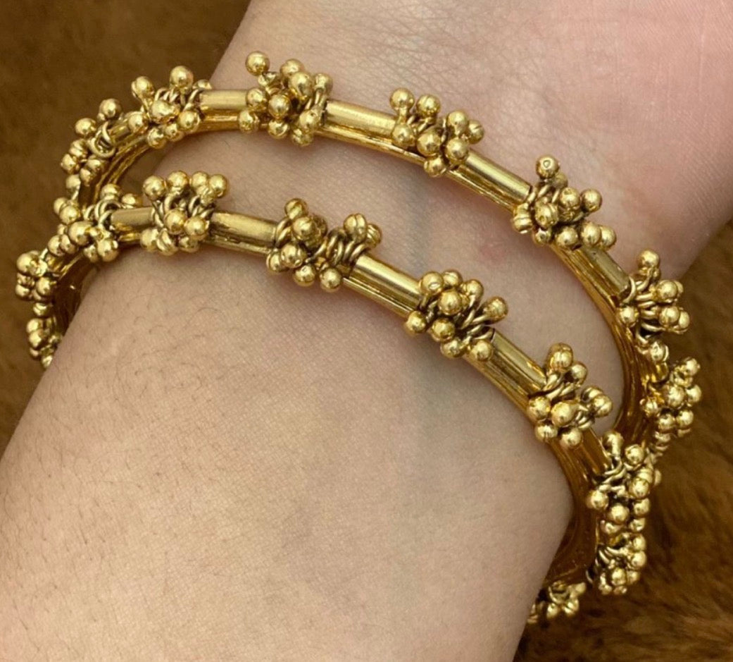 Beautiful designer gold plated kara