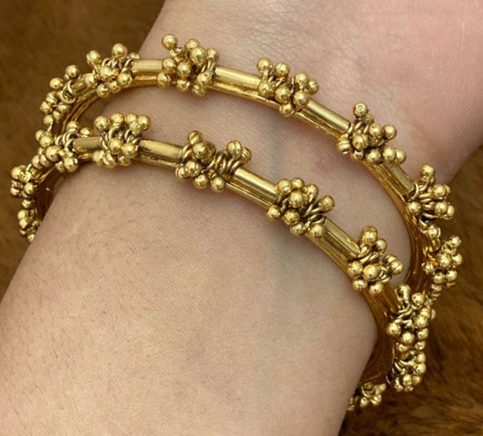 Beautiful designer gold plated kara