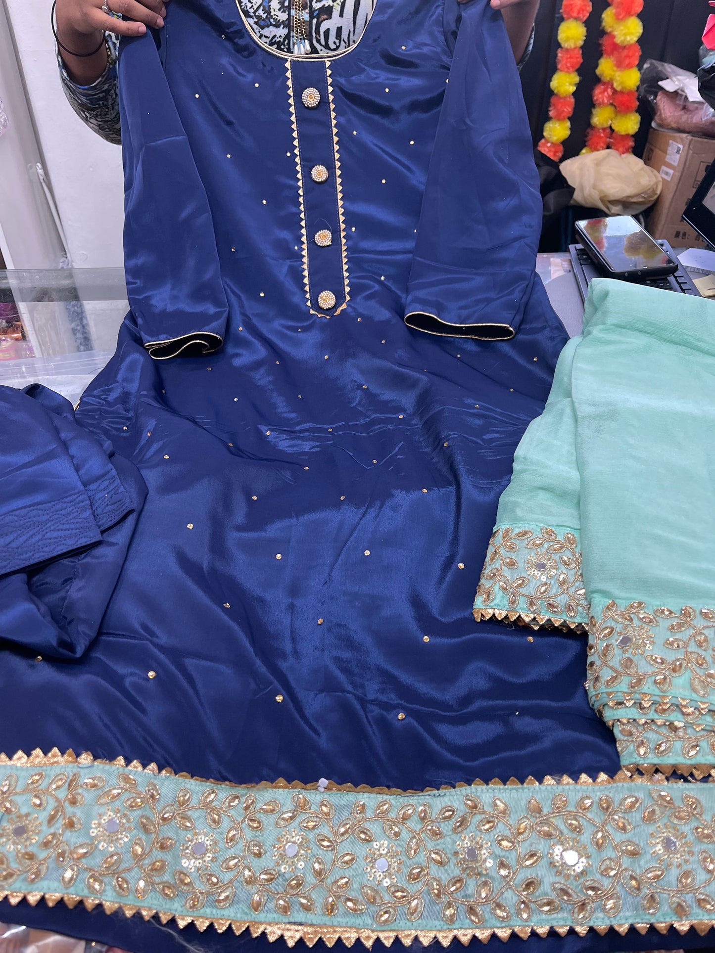 Beautiful designer punjabi patiala suit