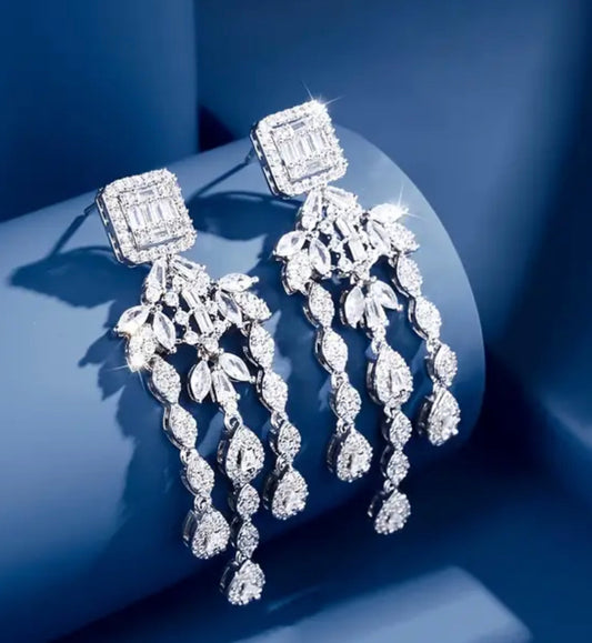 Beautiful designer American diamond earrings