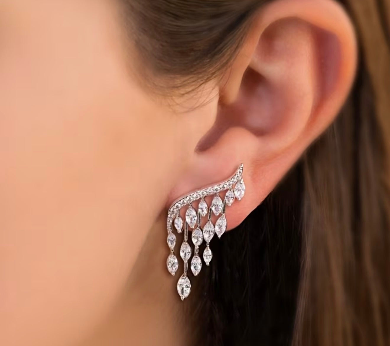 Beautiful designer American Daimond earrings