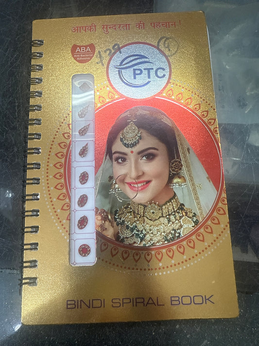 Beautiful designer gold stone tikka/bindi book