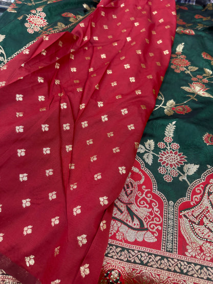 Beautiful designer pure silk saree