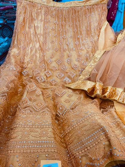 Beautiful designer semi stitch lengha choli