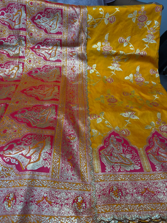 Beautiful designer pure silk saree