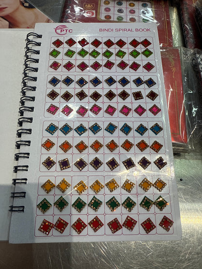 Beautiful designer gold stone tikka/bindi book