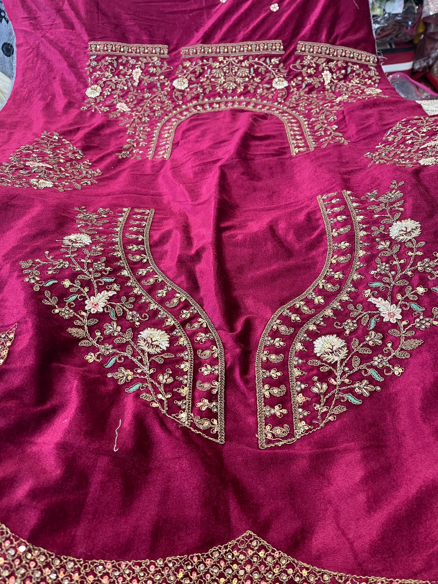 Beautiful designer semi stitch lengha choli