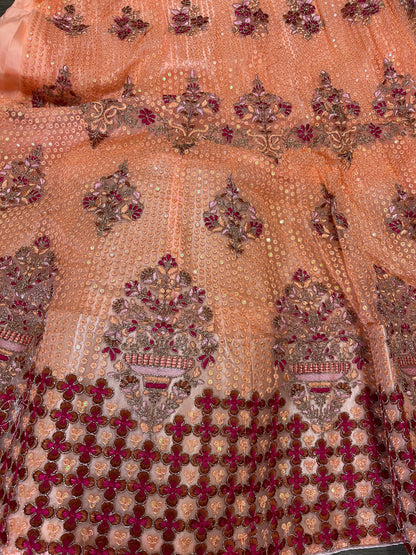 Beautiful designer semi stitch lengha choli