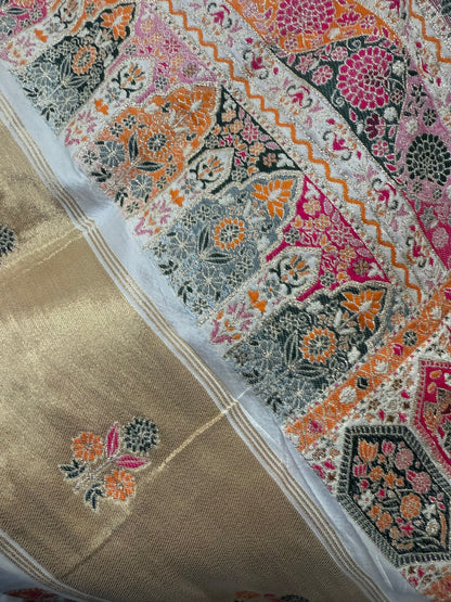 Beautiful designer pure silk saree