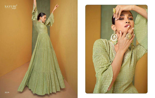 Beautiful designer gown style anarkali suit