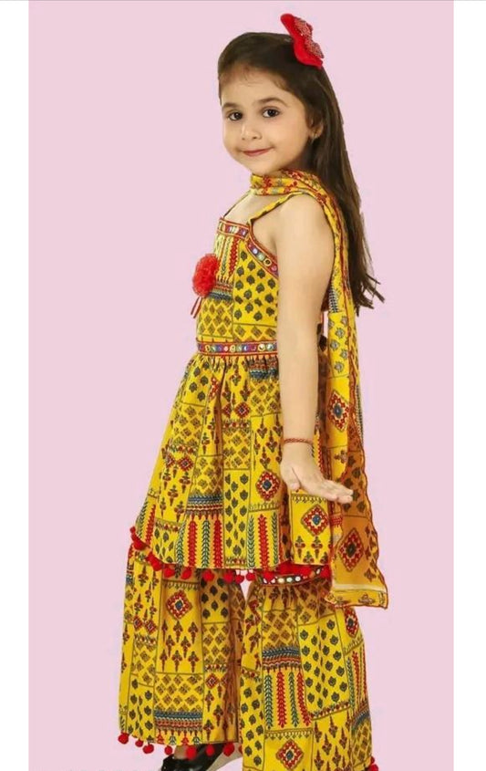 Beautiful designer sharara suit