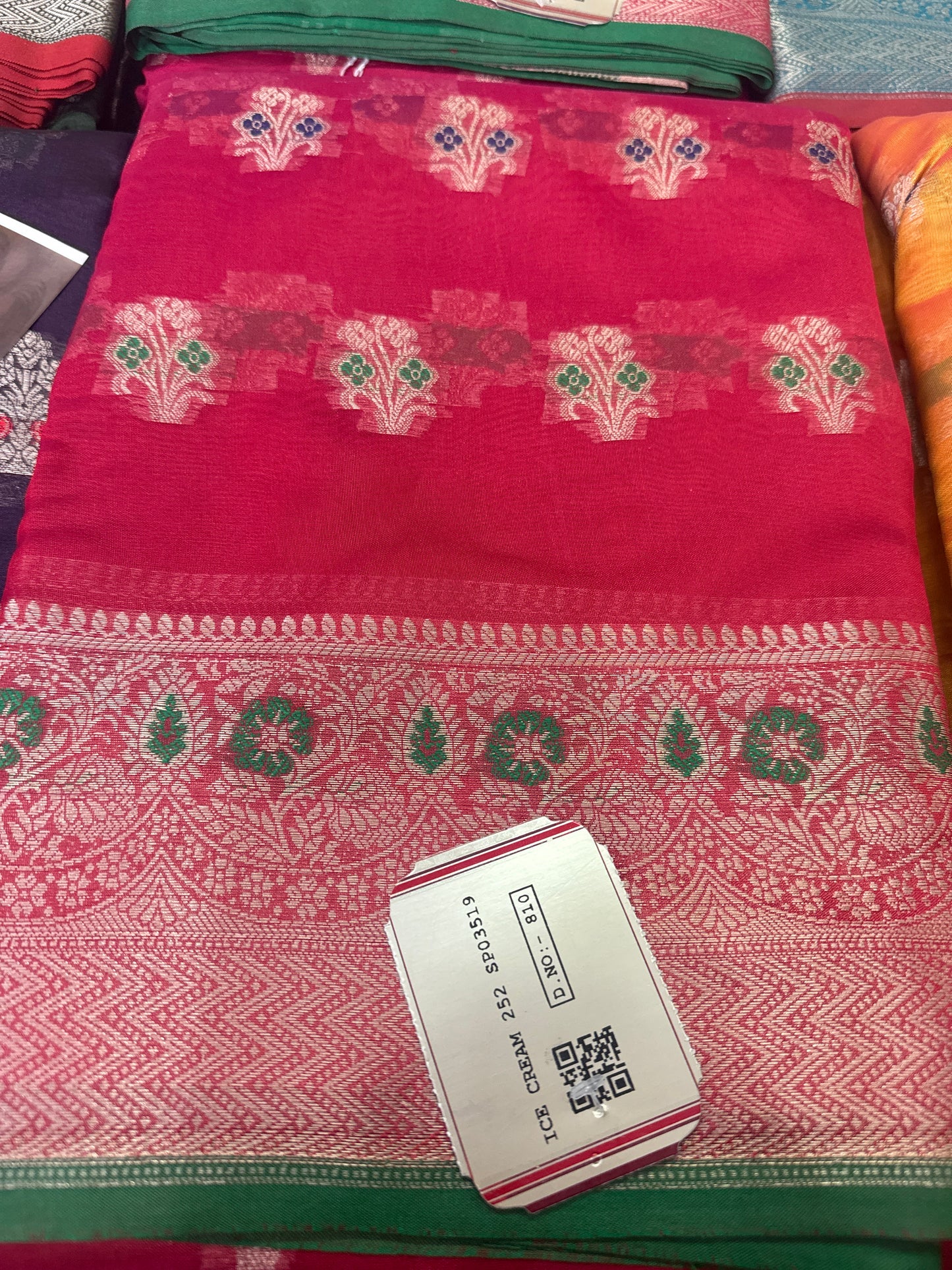 Beautiful designer silk saree