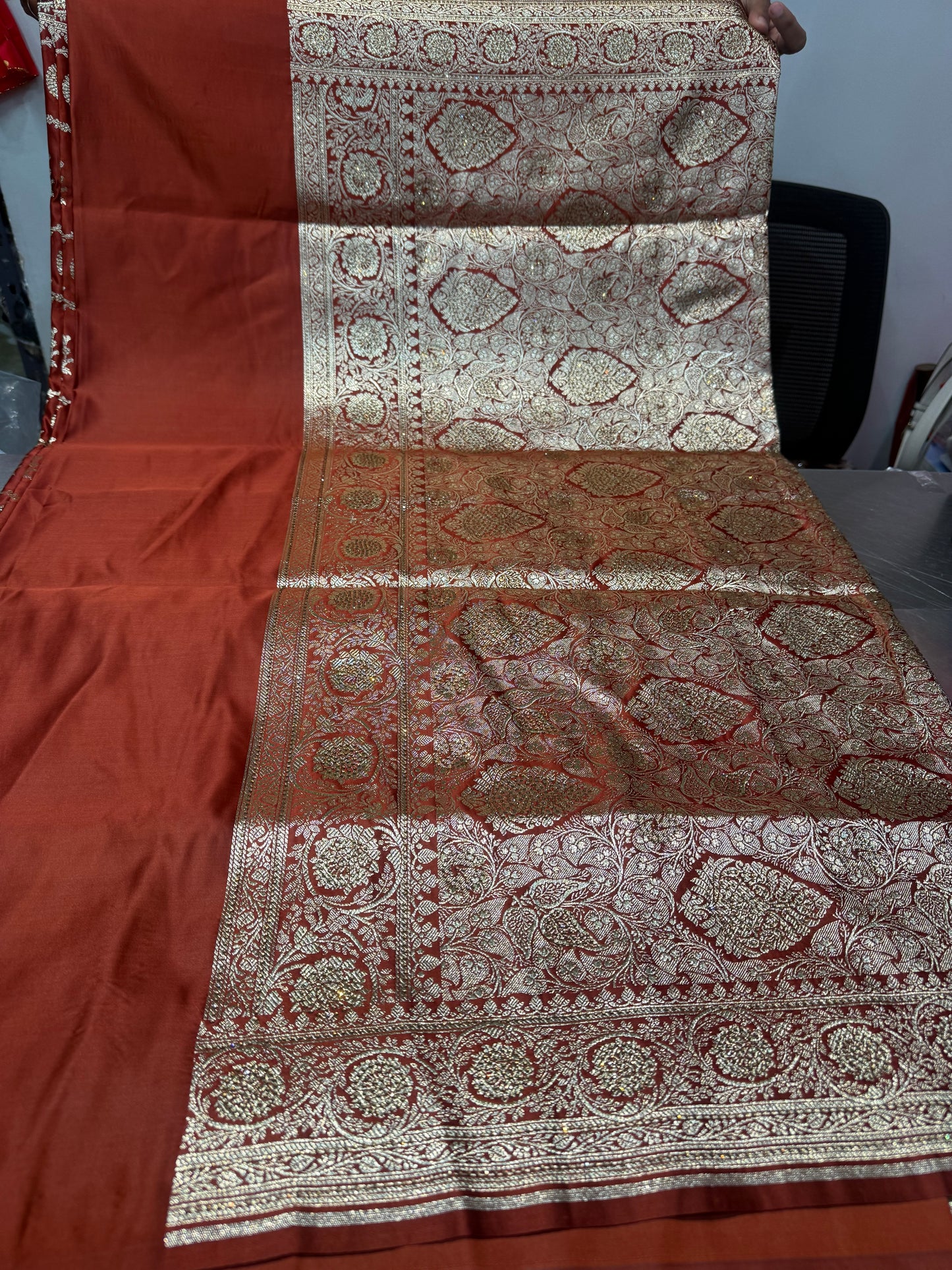 Beautiful designer pure silk saree