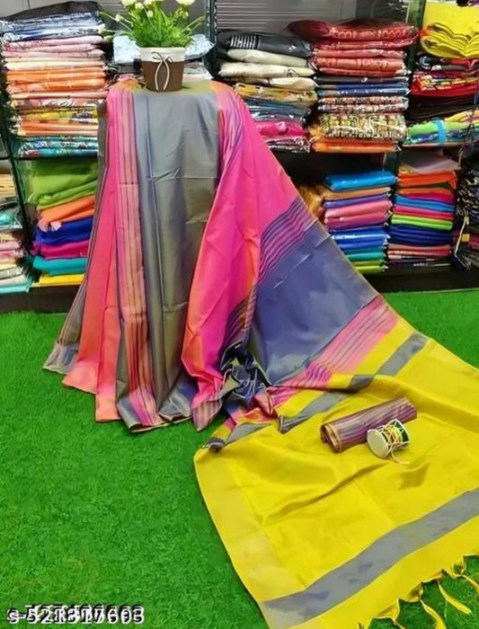 Beautiful designer cotton silk saree