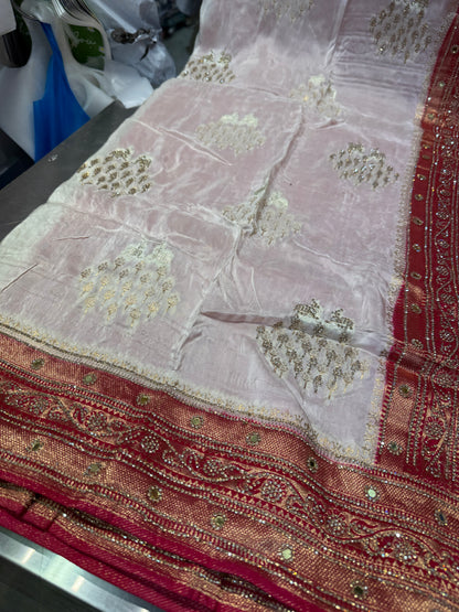 Beautiful designer pure silk saree