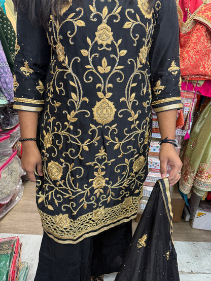 Beautiful designer plazo suit