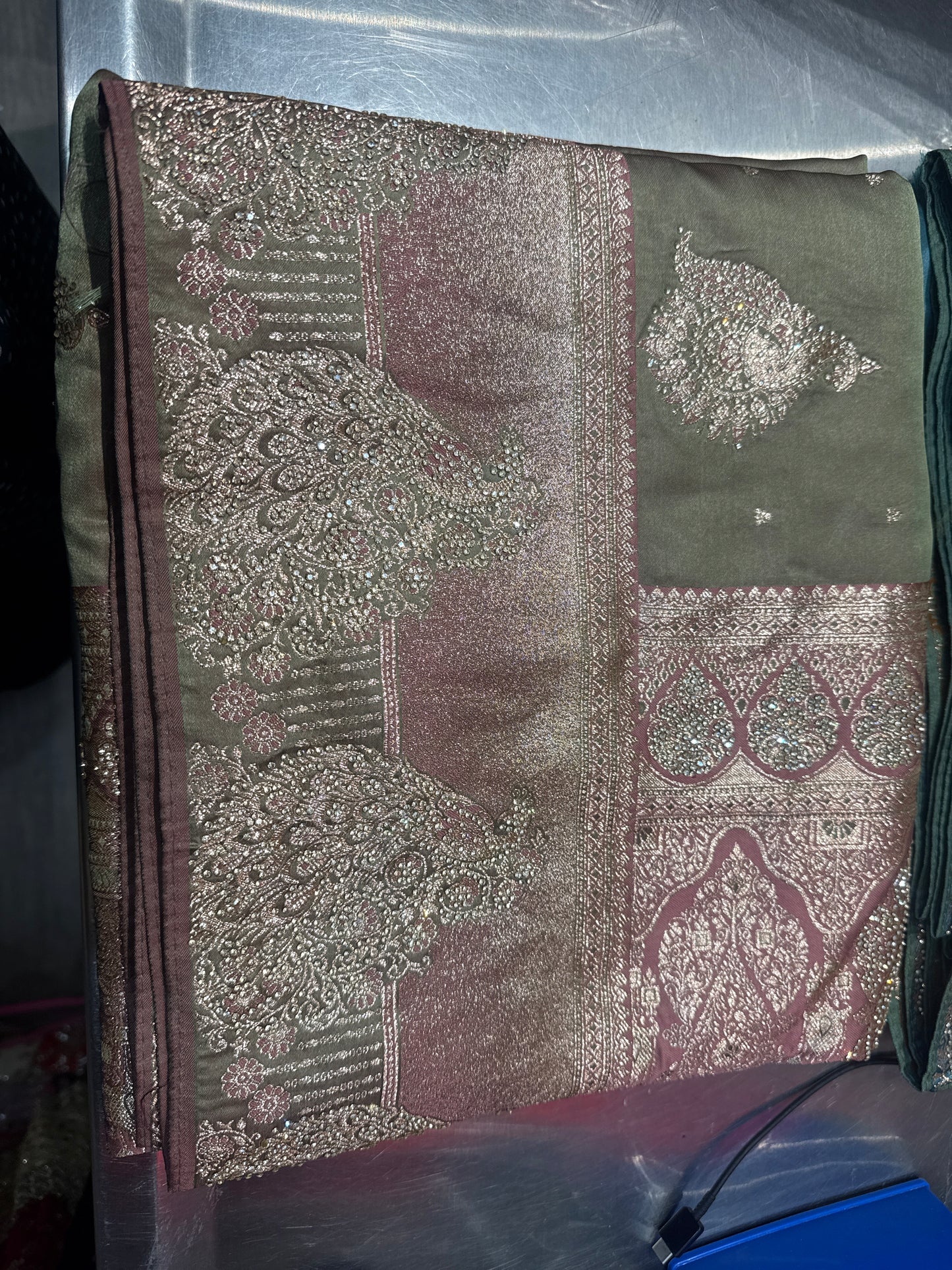 Beautiful designer pure silk saree