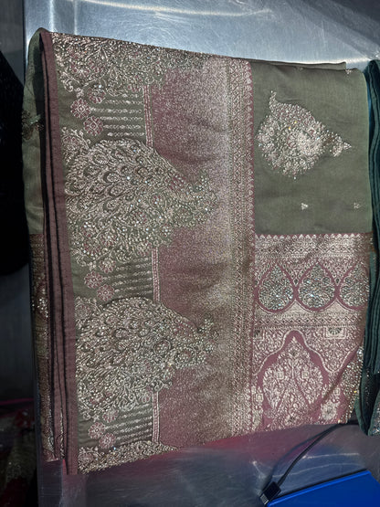 Beautiful designer pure silk saree
