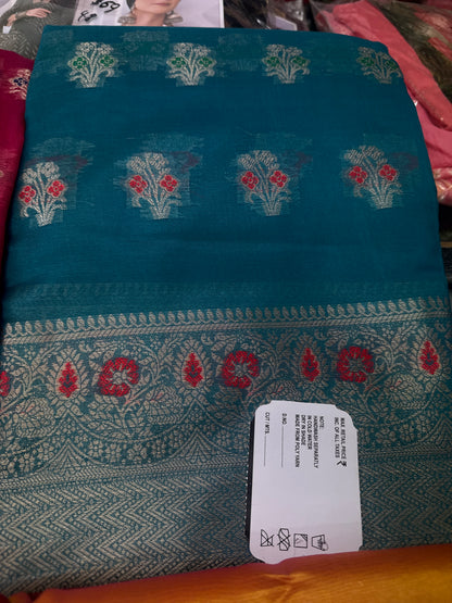 Beautiful designer silk saree