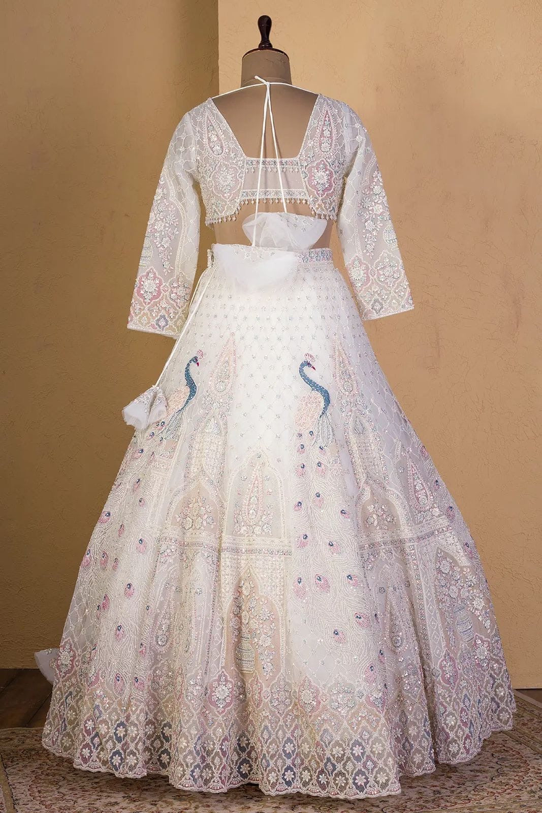 Beautiful designer heavily embroidery lengha choli