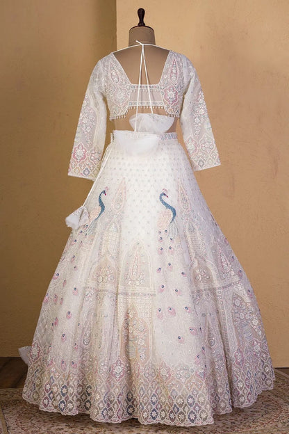 Beautiful designer heavily embroidery lengha choli