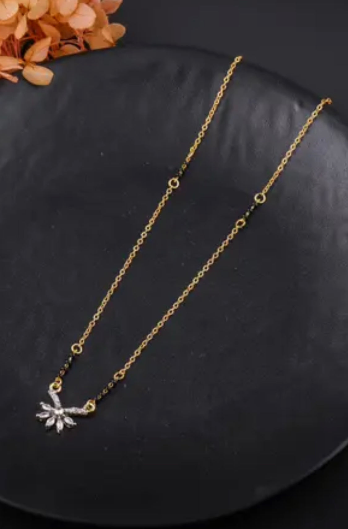 Beautiful designer American diamond mangalsutra