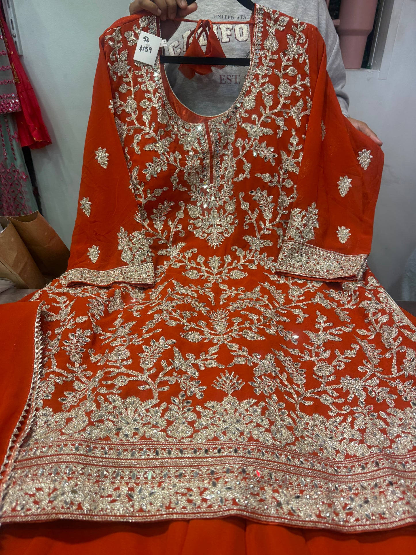 Beautiful designer plazo suit
