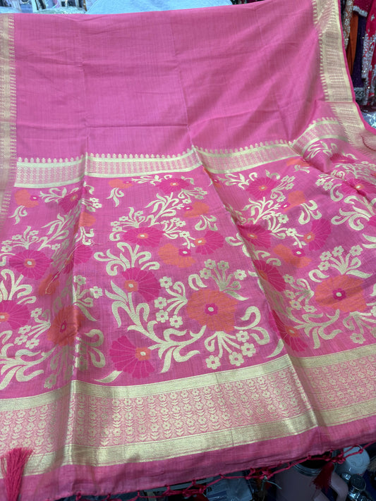Beautiful designer silk saree